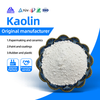 Poudre de kaolin de Chine, kaolinite calcinée pour revêtement de papier, matière première céramique, réfractaire, fibre de verre, peinture, agent de remplissage
