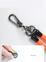 Extérieur Bandoulière Longe Collier Escalade Suspendu Cou Corde Cordon Téléphone Universel Sangle Chaîne Carte Clip Accrocher Porte-clés En Métal