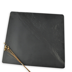 Assiettes plates en mélamine noire, pour restaurants et hôtels, vente en gros - Product Image 1