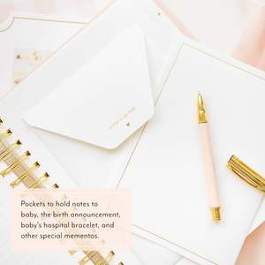 Modern Baby Journal 5 Year Record Keepsake Album Baby Shower <b>Gift</b> Personalized Baby Memory Book First Year Scrapbook - Product Image 5