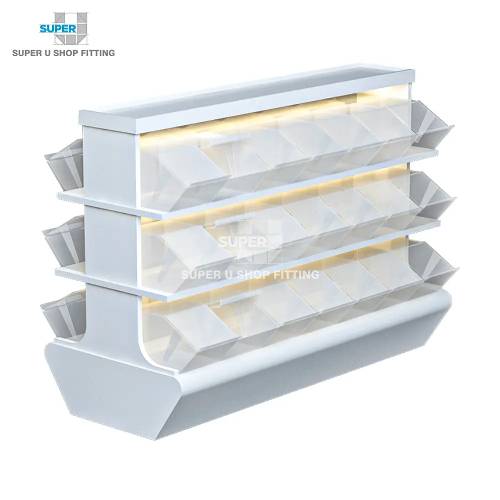 Customized Clear Bin Acrylic Display Candy Box Case for Guangzhou Wholesale Candy Display Stand