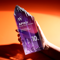 Trofeo de Cristal Artificial Personalizado de Alta Gama, Creativo, Conmemorativo, para Campeones de Competencias, Reuniones Anuales y Premios