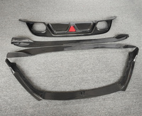 Utilisé pour le 2013-2019 Jaguar F-TYPE véritable fibre de carbone lèvre avant jupe latérale lumière LED diffuseur arrière kit de carrosserie