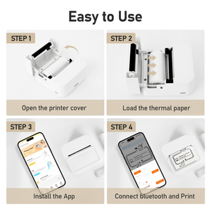 Factory Portable <b>Printer</b> Mini Pocket Photo <b>Stickers</b> Inkless Printing Mini <b>Printer</b> for <b>Sticker</b> Label - Product Image 2