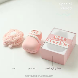 Tùy chỉnh tay ấm hơn mùa đông nóng xách tay mini Tay ấm hơn USB điện thoại di động sạc thuận tiện ấm áp bé nóng dễ thương Alpaca - Product Image 2