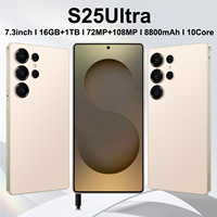 Smartphone S25 Ultra Original 5G, 16 Go + 1 To de stockage, S Pen, Deca Core, écran 7,3 pouces, Android débloqué, téléphone pas cher, téléphone de jeu
