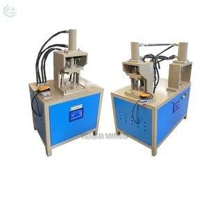 single head automatic hydraulic metal steel round square pipe slotted hole notching punching machine for aluminum pipe