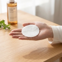 Disques Toniques Hydratants Semi-Gel en Boîte pour Maquillage et Soins des Ongles – Mini Pads Ronds en Gel Sec pour la Peau
