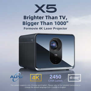 <span class=keywords><strong>Proyector</strong></span> Láser 4K X5 Altamente Recomendado, 4500 Lúmenes ANSI, Tecnología DLP Portátil, Android 9, Altavoces Integrados, HIFI Estéreo - Product Image 6
