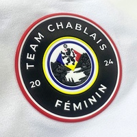 Autocollants thermocollants personnalisés en caoutchouc, logos 3D en vinyle, étiquettes en silicone, patchs de transfert thermique en TPU métallisé or et argent pour maillots et vêtements