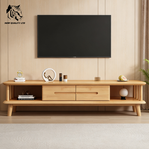 Venta Directa de Fábrica, Mejor Precio, Mueble de TV Moderno Europeo Personalizable de Madera para Sala de Estar, Dormitorio y Hogar - Product Image 4