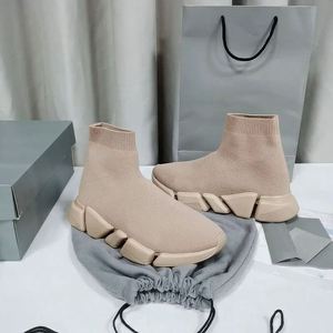 Célèbre Designer Chaussettes Chaussures Baskets Top Qualité De Luxe À Semelle Épaisse Speed Sneakers - Product Image 4
