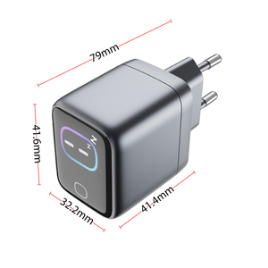 Nuevo Cargador GaN de 45W 2026 con Pantalla Inteligente AI, Adaptador de Viaje de Alta Calidad con Enchufe EU/UK/US para iPhone, <span class=keywords><strong>Huawei</strong></span>, Xiaomi - Product Image 6