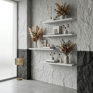 Panneaux muraux en <span class=keywords><strong>pierre</strong></span> PU en gros d'usine, faible coût, découpe facile, légers, imitation <span class=keywords><strong>pierre</strong></span>, pour projets de rénovation et décoration - Product Image 2