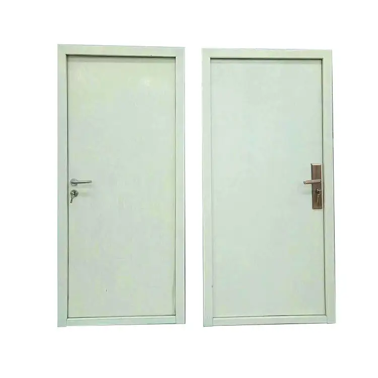 Puertas de acero de seguridad para puertas de acero de seguridad exteriores modernas de metal frontal de casa