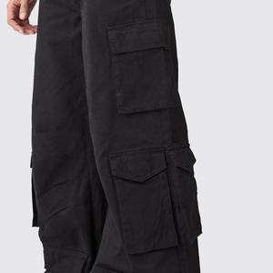 Rainbow Spray Streetwear Fabricante Baggy Multi Carga Bolso Calças Estilo Vintage Personalizado 100% Algodão Moletom de Carga Masculina - Product Image 2