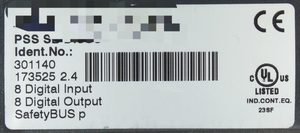 Controlador de Seguridad PLC PSS <span class=keywords><strong>SB</strong></span> DI8O8 301140 Versión <span class=keywords><strong>24</strong></span>, Controlador de Programación - Product Image 3