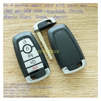 Accessoires pour clés de voiture Vente en gros Télécommande intelligente à 5 boutons FCC # M3N-A2C93142600 - 902 MHz pour Ford EDGE EXPLORER FUSION MUSTANG