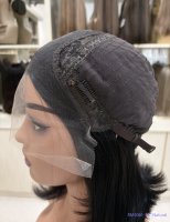 Perruques Bob en Cheveux Humains Vierges Naturels avec Dentelle Suisse HD Transparente et Respirante – Vente en Gros