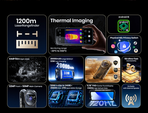 โทรศัพท์มือถือ Fossibot F115 Ultra Thermal Rugged ขนาด 6.78 นิ้ว 12GB+256GB ระบบปฏิบัติการ Android 16 แบตเตอรี่ 20000mAh กล้อง 32MP+50MP กล้อง 64MP มองเห็นในที่มืดได้ไกล 50 เมตร รองรับ 5G - Product Image 4