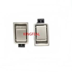 Boutique Pocket Gate Lock Stainless Steel Pull Button Lock Over-center Draw <strong>Latch</strong> <strong>Panel</strong> <strong>Door</strong> Lock Paddle <strong>Latch</strong> - Product Image 1