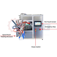 CohoMachine Pochette rotative automatique Pâte de tomate liquide en plastique Bec laitier Poche Remplissage Machine à vis de capsulage