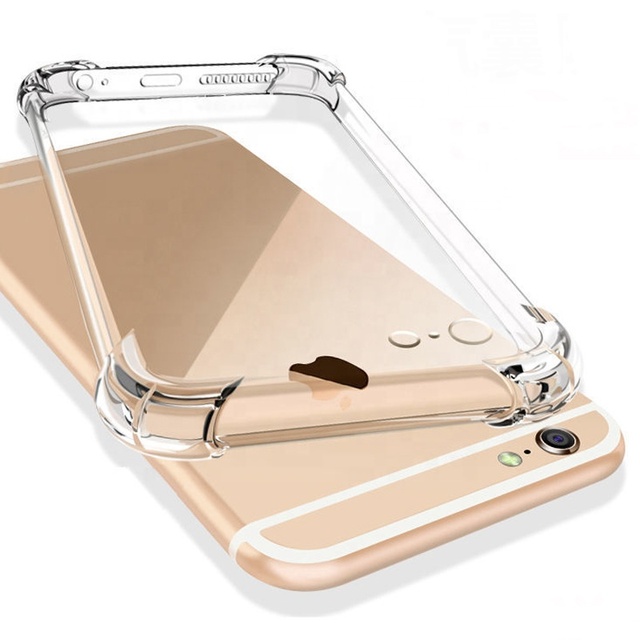 Hot Luxury TPU High clear Phone Protection Case Cover for iPhone 6 6s 7 8 Plus SE2 case