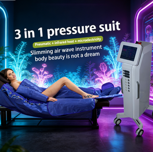 3-in-1 Far-Infrared Air Pressure Suit Micro-<b>Electric</b> Massage Air Wave <b>Instrument</b> for Body Weight Loss Machine - Product Image 1