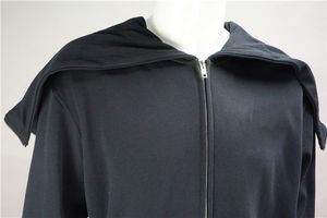 Sudadera con capucha y cremallera sin cordones para hombre, diseño OEM HG372, estilo Y2K, oversize, con logo personalizado, para invierno, estilo urbano, con estampado de tiburón. - Product Image 6