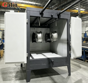 ระบบเคลือบผงล้อแม็กซ์ Galin Alloy Wheel พร้อมตู้พ่นสีสี่ล้อ เตาอบ และปืนพ่นไฟฟ้าสถิต สำหรับการเคลือบผิวใหม่แบบแบทช์ ได้รับมาตรฐาน CE - Product Image 2