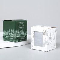 Boîte d'emballage de luxe écologique en carton avec logo personnalisé pour bougie chauffe-plat belle apparence délicate parfumée en papier
