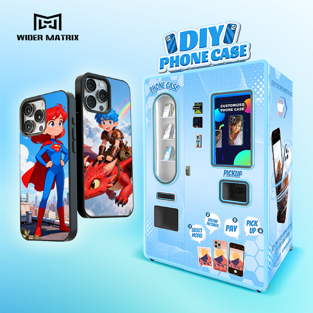27" Touchscreen Multiple Payment Options Cell Phone Case Printing Machine Automatic Phone case Vending Machine
