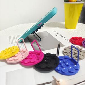 Support Pliant Universel <span class=keywords><strong>Ventouse</strong></span> en Silicone Support de Téléphone Portable <span class=keywords><strong>Coque</strong></span> de Téléphone Portable Support Arrière 13 tasses Support Collant Antidérapant - Product Image 4