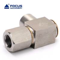 Raccord tournant hydraulique haute pression en acier inoxydable, raccord coudé pour machines de nettoyage Raccord rotatif