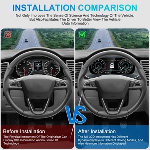 New Upgrade <b>for</b> Seat Leon 2013 2018 12.3 Inch <b>Car</b> LCD Dashboard <b>Digital</b> Cluster Auto <b>Speedometer</b> Virtual Cockpit Carplay Monitor - Product Image 6