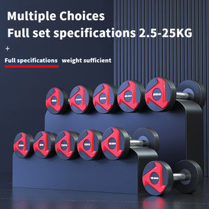 Runde Hanteln 2,5-25 KG Fitness studio Kraft Fitness geräte Free Weights Hantel Set - Product Image 3