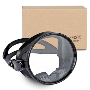 Máscara de Buceo Ovalada de Lente Única Clásica Sinodiving, <span class=keywords><strong>Snorkel</strong></span> Redondo sin Marco <span class=keywords><strong>con</strong></span> Vista Amplia de Silicona para Buceo Libre y Natación - Product Image 5