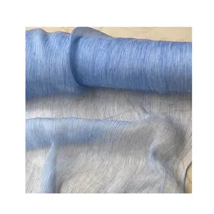 Hand straw dyeing 100 Pure Silk 6mm Silk crinkle chiffon Georgette Lightweight Fabric for Dress