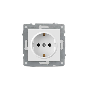 แผงกระจกนิรภัยความหนา3.0มม. ช่องเสียบ USB คู่16A 220V เต้าเสียบเยอรมนีพร้อมซ็อกเก็ตไฟฟ้า - Product Image 1