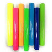 Film mat thermocollant en PU pour transfert à haute température, vente en gros, rouleaux de 12 pouces imprimés par gravure pour vêtements Dorado