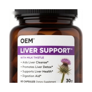 Suplemento de Cardo Mariano para Desintoxicación y Reparación del Hígado OEM/ODM - 60 Cápsulas de Apoyo Herbal para el Hígado - Colina, Extracto de Alcachofa - Product Image 3