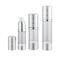 Botol pompa Losion kosmetik, botol Losion kosmetik semprotan tanpa udara 50ml