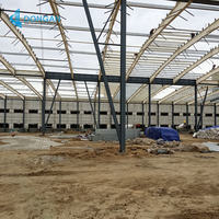 Structure en acier préfabriquée pour entrepôt, construction en acier à prix abordable