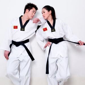 QUTENG ropa uniforme de <span class=keywords><strong>taekwondo</strong></span> <span class=keywords><strong>mooto</strong></span> <span class=keywords><strong>dobok</strong></span> <span class=keywords><strong>taekwondo</strong></span> <span class=keywords><strong>WTF</strong></span> <span class=keywords><strong>taekwondo</strong></span> uniforme - Product Image 6