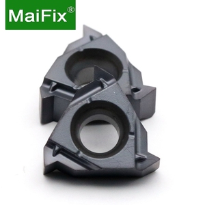 Maifix 10 Stück 11IR A60 <span class=keywords><strong>ZP10</strong></span> Hartmetall-Schneideeinsätze CNC-Drehwerkzeuge Stahlschneidende Diamant-Dreh- und Gewindeeinsätze - Product Image 2