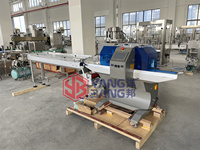 Machine d'emballage horizontale automatique de qualité alimentaire pour oreillers, haute précision, emballage sous film 800 mm
