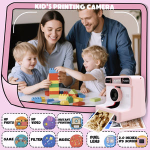 2025 nuevos productos regalo para niños cámara de impresión instantánea Digital en línea niños HD Impresión de fotos CMOS cámaras de imagen con impresión - Product Image 3