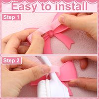 Accessoires mignons en silicone en forme de nœud pour écouteurs, breloques pour casques de jeu, lot de deux
