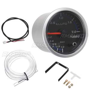 Manómetro de Presión de Turbo para Automóvil de 12 V y 2 Pulgadas (52 mm), con Pantalla LED de 7 Colores, de Aluminio, para Automóviles - Product Image 2