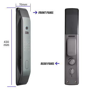 Tuya Wifi APP <b>Smart</b> Fingerprint Door Lock Home Automation Digital Password Keypad IC Card Anti-theft <b>Electronic</b> Lock - Product Image 2